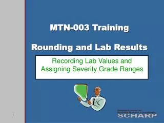 MTN-003 Training Rounding and Lab Results