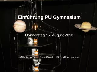 einf hrung pu gymnasium