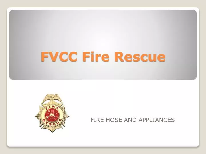 fvcc fire rescue