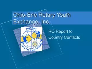 Ohio-Erie Rotary Youth Exchange, Inc.
