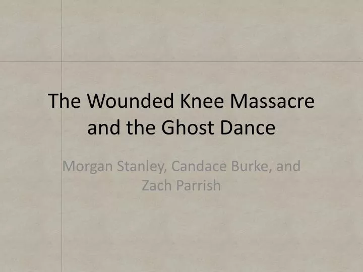 the wounded knee massacre and the ghost dance