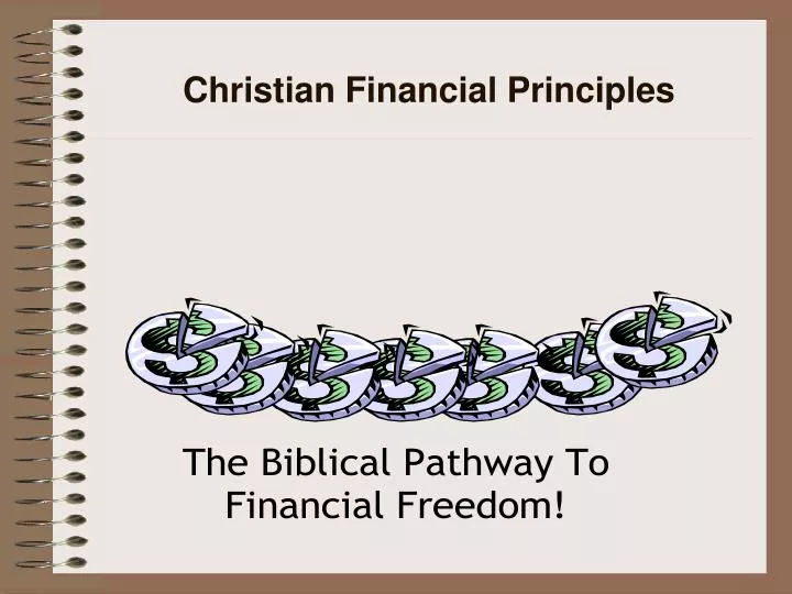 christian financial principles