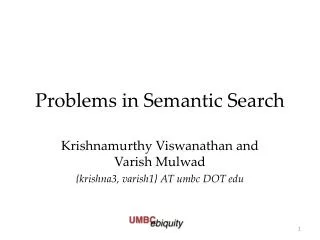 Problems in Semantic Search