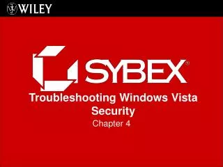 Troubleshooting Windows Vista Security