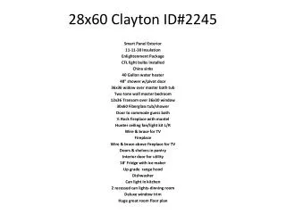 28x60 Clayton ID#2245