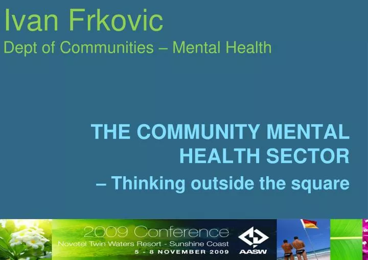 ivan frkovic dept of communities mental health