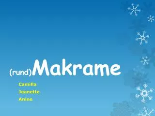 rund makrame