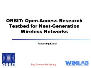 ORBIT: Open-Access Research Testbed for Next-Generation Wireless Networks