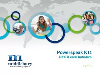 Powerspeak K 12 NYC iLearn Initiative