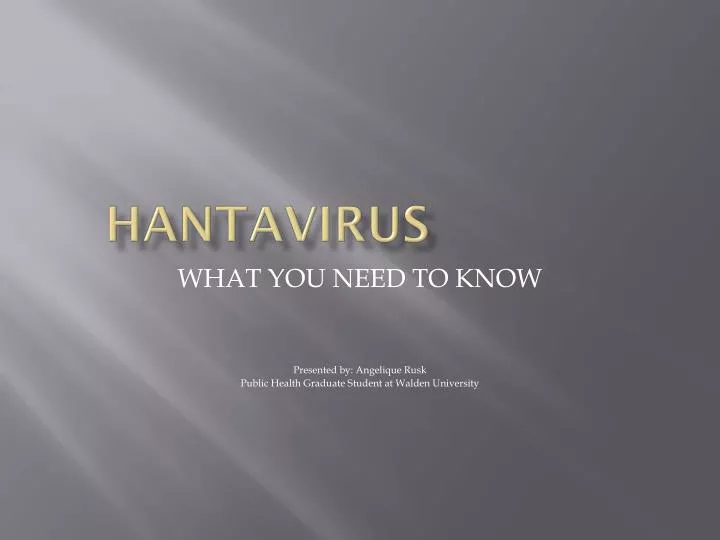 hantavirus