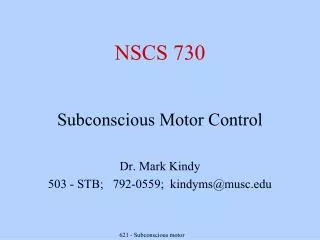 NSCS 730