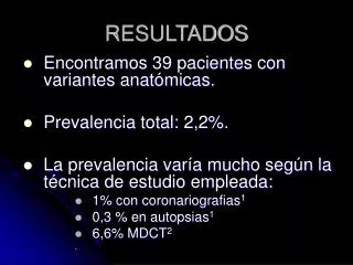 resultados