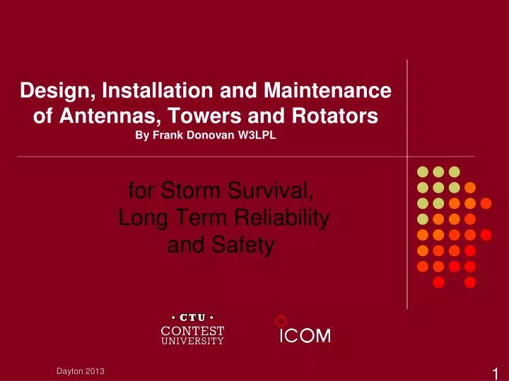 design installation and maintenance of antennas towers and rotators by frank donovan w3lpl