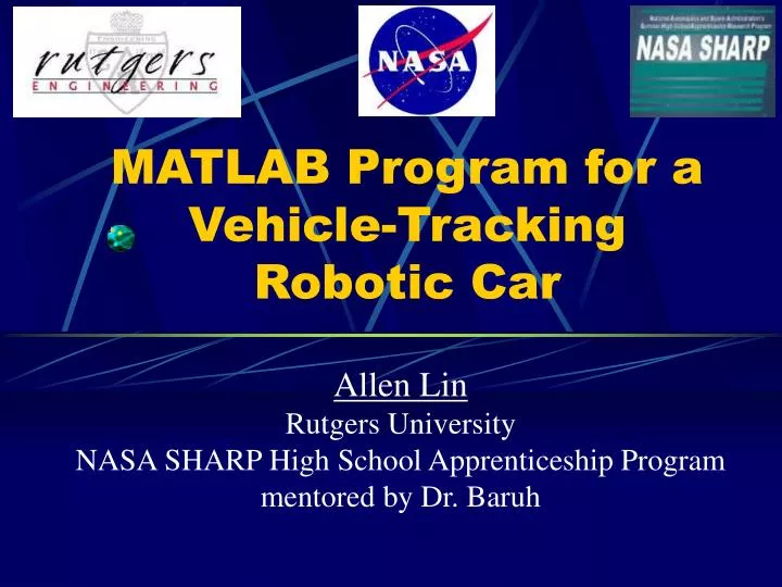matlab program for a vehicle tracking robotic car