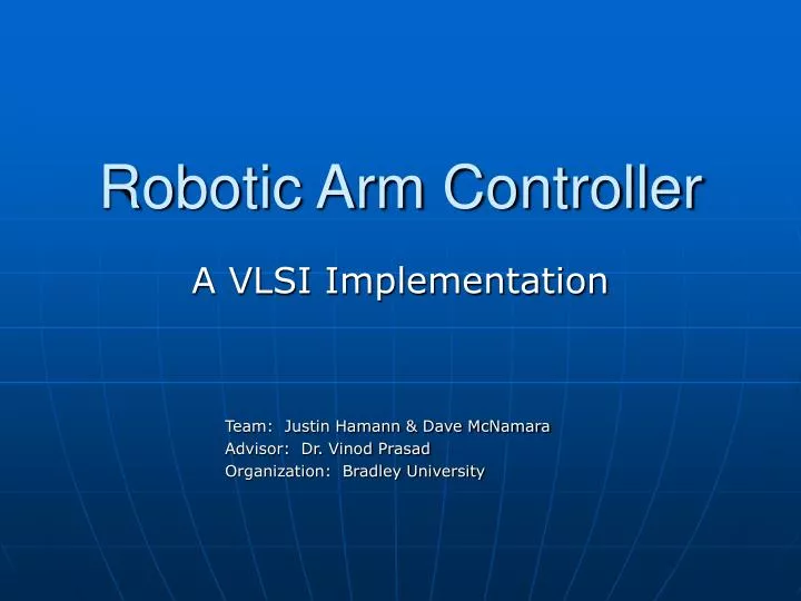 robotic arm controller