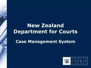 New Zealand Department for Courts