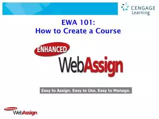 EWA 101: How to Create a Course