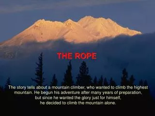 THE ROPE