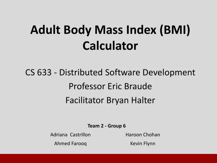 adult body mass index bmi calculator