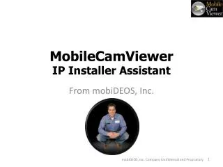 MobileCamViewer IP Installer Assistant