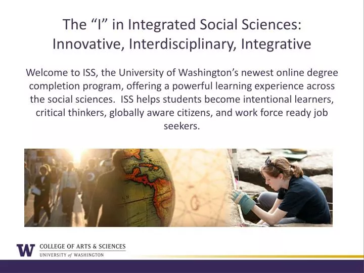 the i in integrated social sciences innovative interdisciplinary integrative
