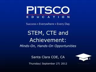 STEM, CTE and Achievement: Minds-On, Hands-On Opportunities