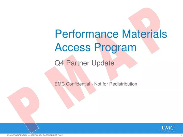 performance materials access program