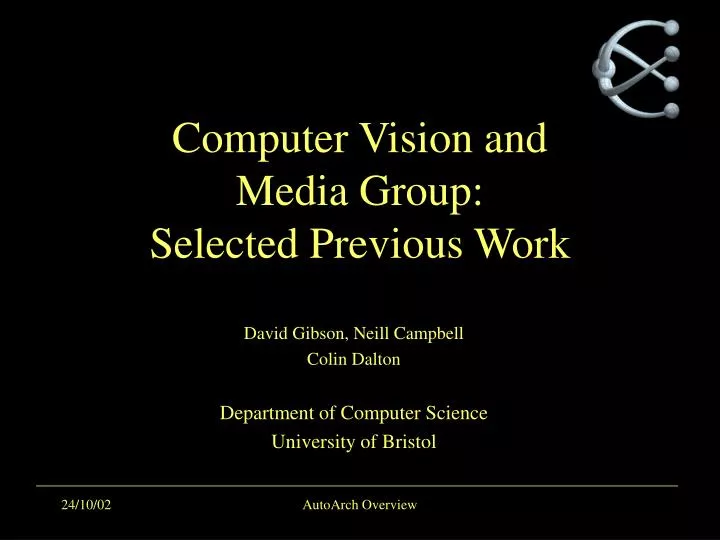 computer vision and media group selected previous work