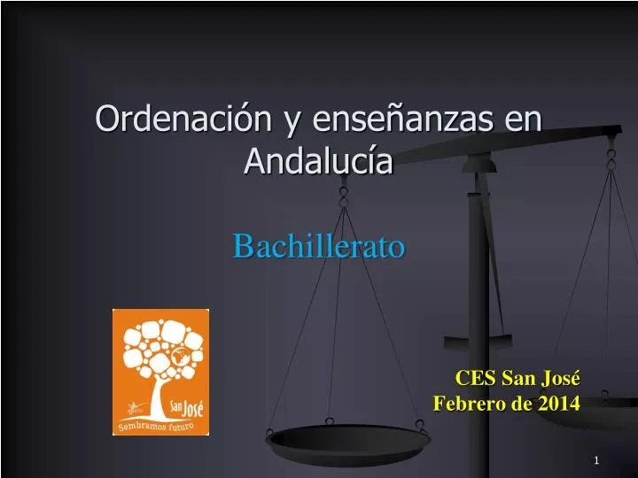 ordenaci n y ense anzas en andaluc a bachillerato