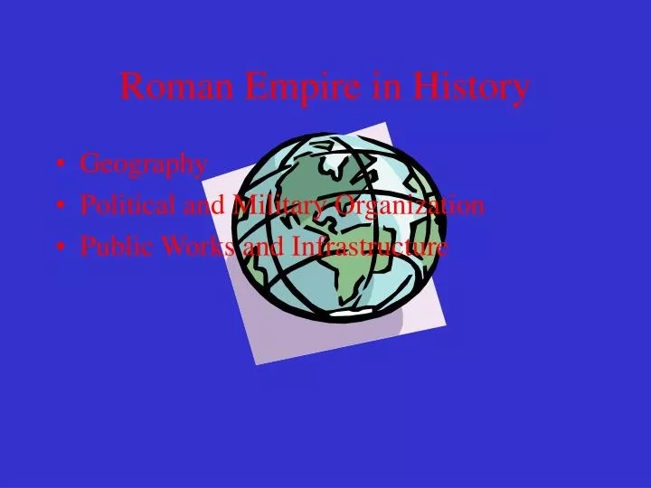 roman empire in history