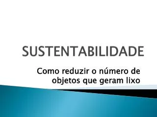 sustentabilidade