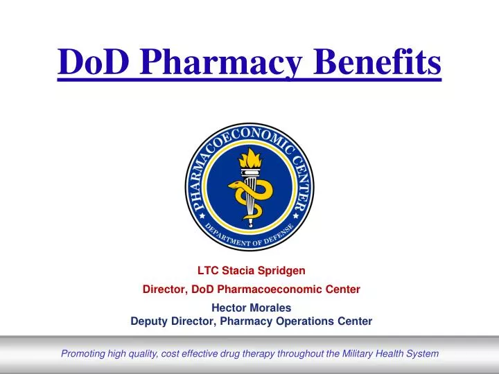 dod pharmacy benefits
