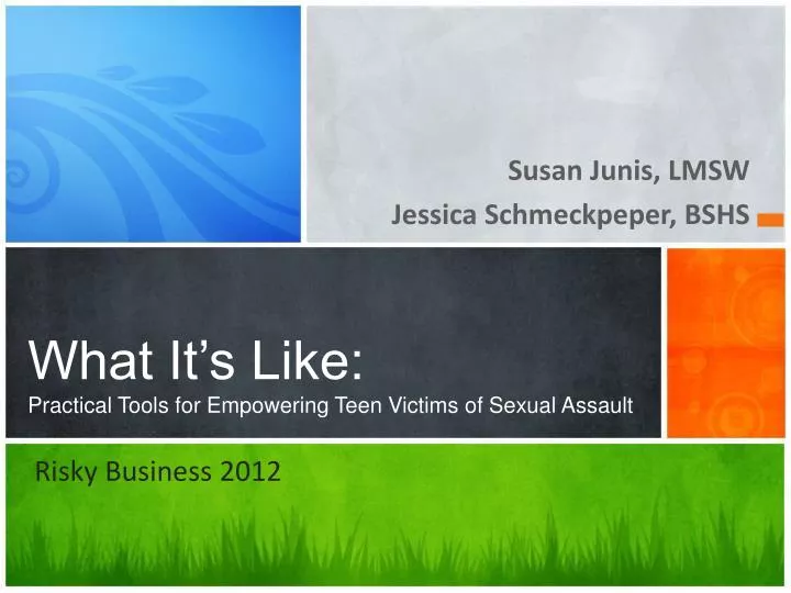 what it s like practical tools for empowering teen victims of sexual assault