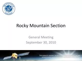 Rocky Mountain Section