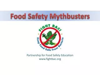 Partnership for Food Safety Education fightbac