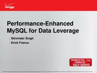 Performance-Enhanced MySQL for Data Leverage