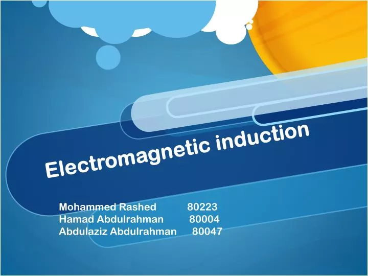 electromagnetic induction