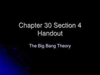 chapter 30 section 4 handout