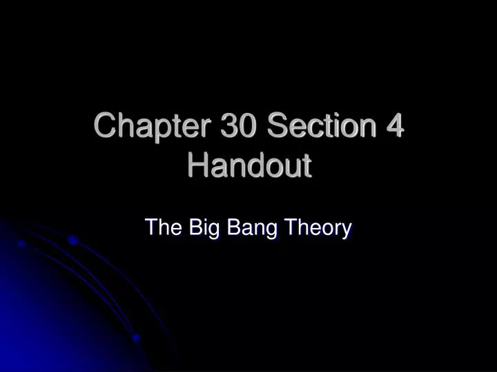 chapter 30 section 4 handout