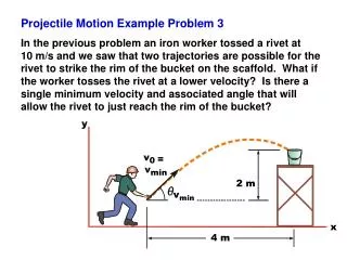 Projectile Motion Example Problem 3