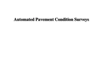Automated Pavement Condition Surveys
