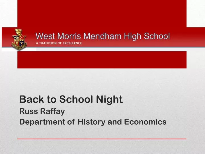 back to school night