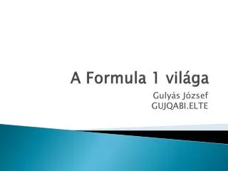 a formula 1 vil ga
