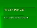 49 CFR Part 229 - slide 1