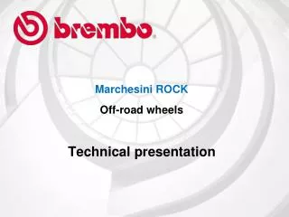 Marchesini ROCK Off-road wheels