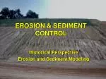 EROSION &amp; SEDIMENT CONTROL - slide 1