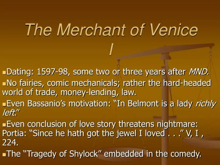 Shakespeare's The Merchant of Venice