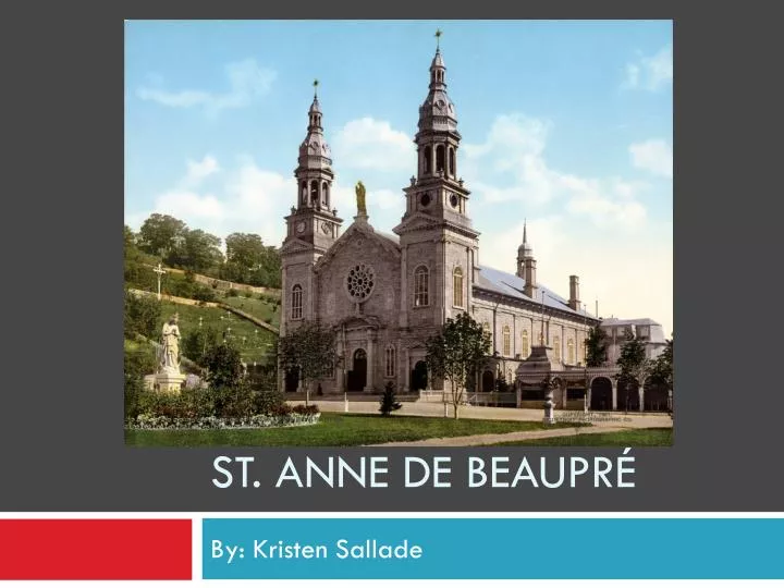 st anne de beaupr