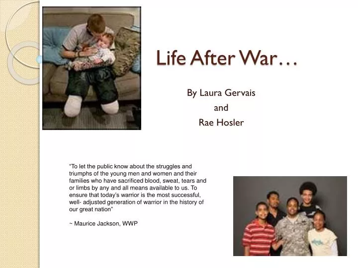 life after war