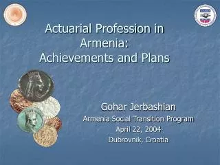 actuarial profession in armenia achievements and plans